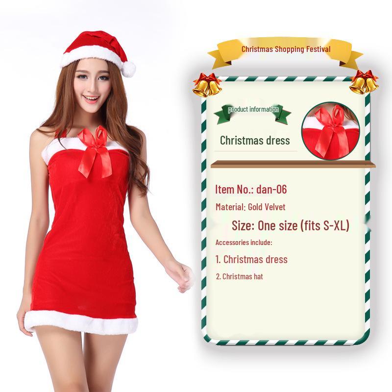 

Костюм Санта-Клауса на Рождество 2023 и набор для косплея One Size