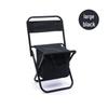 Portable Folding Stool with Storage Bag and Backrest - Outdoor Art Student Bench for Fishing