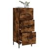 Sideboard Smoked Oak 34.5 x 34 x 90 cm Wood Based Panel