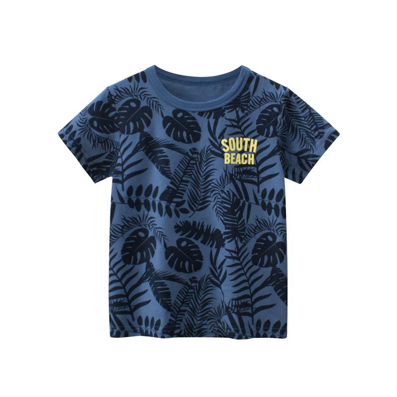 

2024 Korean Style Kids Summer T-Shirt - Short Sleeve for Boys 110cm