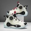 Boys Basketball Shoes Kids Outdoor Indoor Sports Training Sneakers With Anti-Slip Sole Shock Absorption Lightweight Breathable