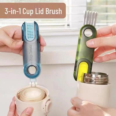 3-in-1 Portable Bottle and Cup Cleaning Brush Set