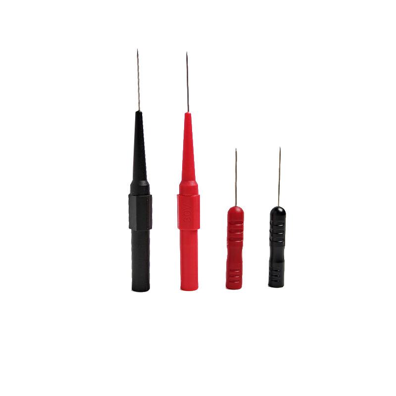 Universal Multimeter Test Lead Extension with Non-Destructive Piercing Probe and Fine Steel Needle for Auto Repair Detection