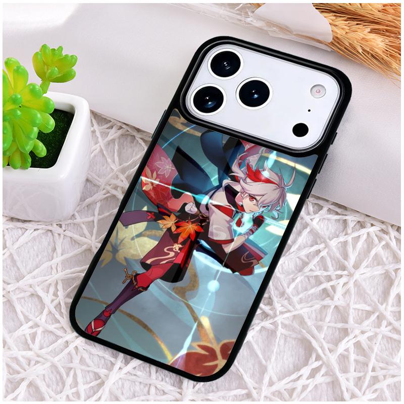 Genshin Impact Kaedehara Kazuha soft Phone Case for iPhone 17 Air 16 15 11 12 14 13 Pro Max Shockproof Cover