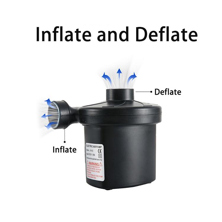 DC Electric Air Pump with 3 Nozzles 12V DC Perfect Inflator Deflator Pumps for Inflatables