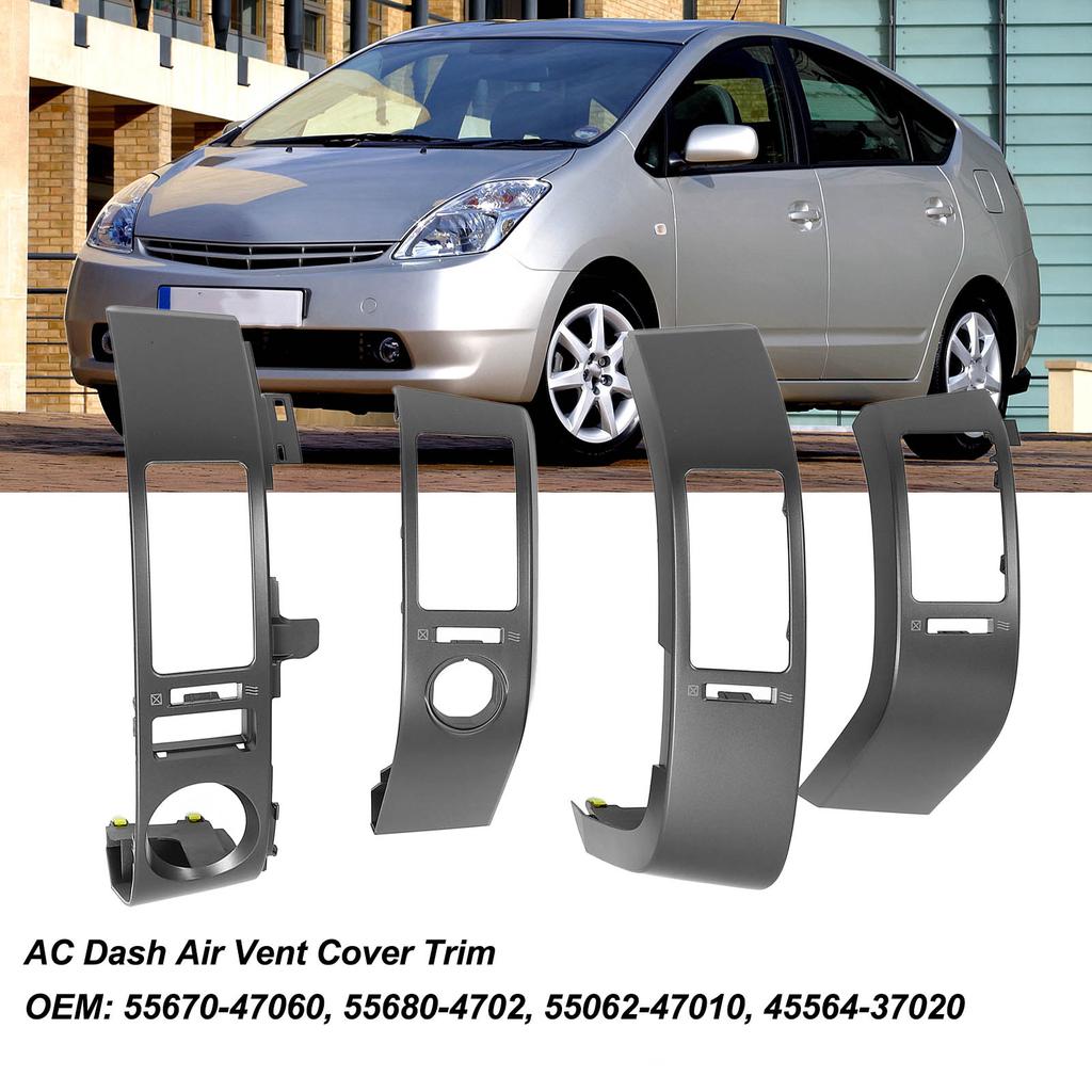 45564‑37020 AC Dash Air Vent Cover Trim 55670‑47060 Central Console Air Outlet Frame Plate Panel for  2004 to 2009