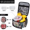 Hatsune Miku Cartoon Singer Insulated Lunch Bag Cooler Bag Reusable,Lunch Container  Large Lunch Box Tote Food Bag Beach  Picnic