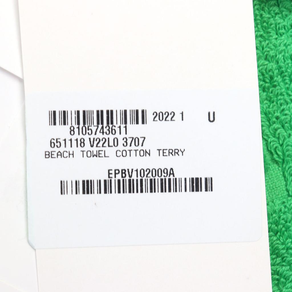 Nepoužitý ručník BOTTEGAVENETA PLÁŽOVÝ RUČNÍK BAVLNĚNÝ FROTÉ Froté, velký bavlněný 651118 Použitý