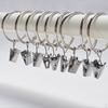 12 Multi-purpose Curtain Eyelet Hooks Opening Design Durable Accessory House