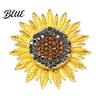 Flower Accessory Brooch Pin Large Sunflower Design Lapel Pin