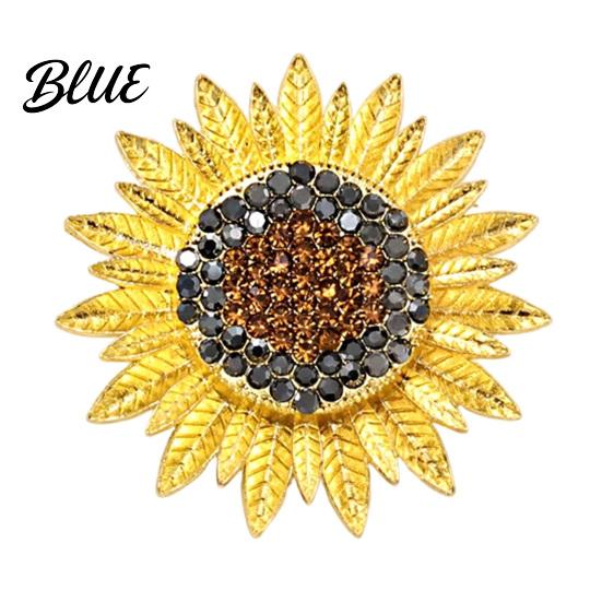 Flower Accessory Brooch Pin Large Sunflower Design Lapel Pin