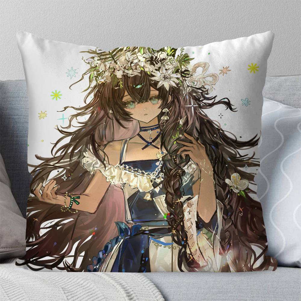 Fatutu Icon Reverse Anime Pillow Case Fashion Square Pillowcase Bedroom Sofa Room Ins Decoration Leisure