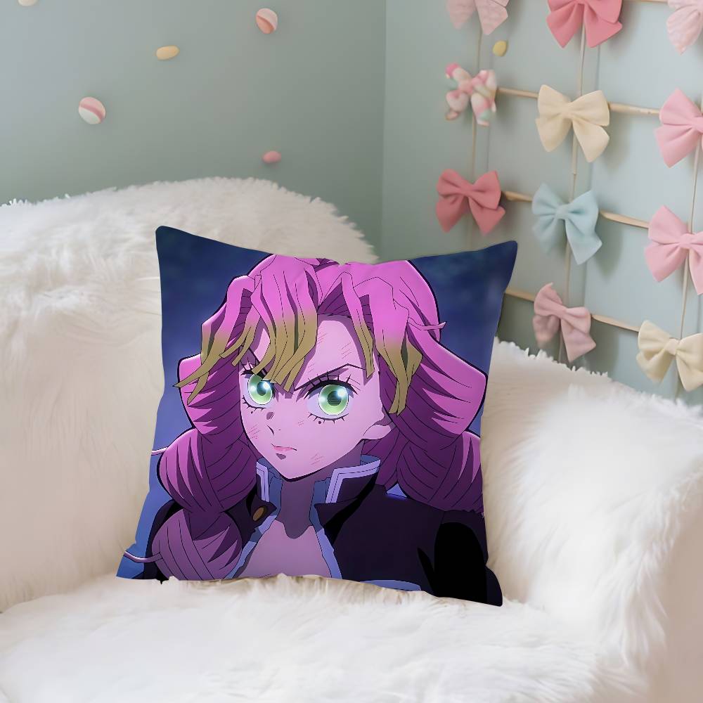 Cute KKanrojiMitsuri Case Plush Fabric Soft Pillowcase Double Sided Print Cushion Cover Household Gifts