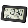 Electronic Clock Featuring Large LCD Display and Accurate Temperature Humidity Meter Sensor