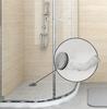 Bathtub drain assembly ABS hair filter shower drain kit silver panel basin drain pipe designed for smooth drainage