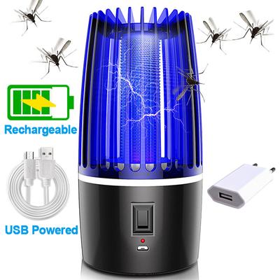 Electric Anti Mosquito Killer Lamp Rechargeable UV Repellent USB LED Fly Trap Insect Killer Light Bug Zapper