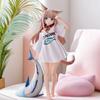 Figurine Fille Chat Interchangeable avec Options de Pose