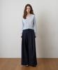FROMWHERE Cotton Bulky Pants Navy