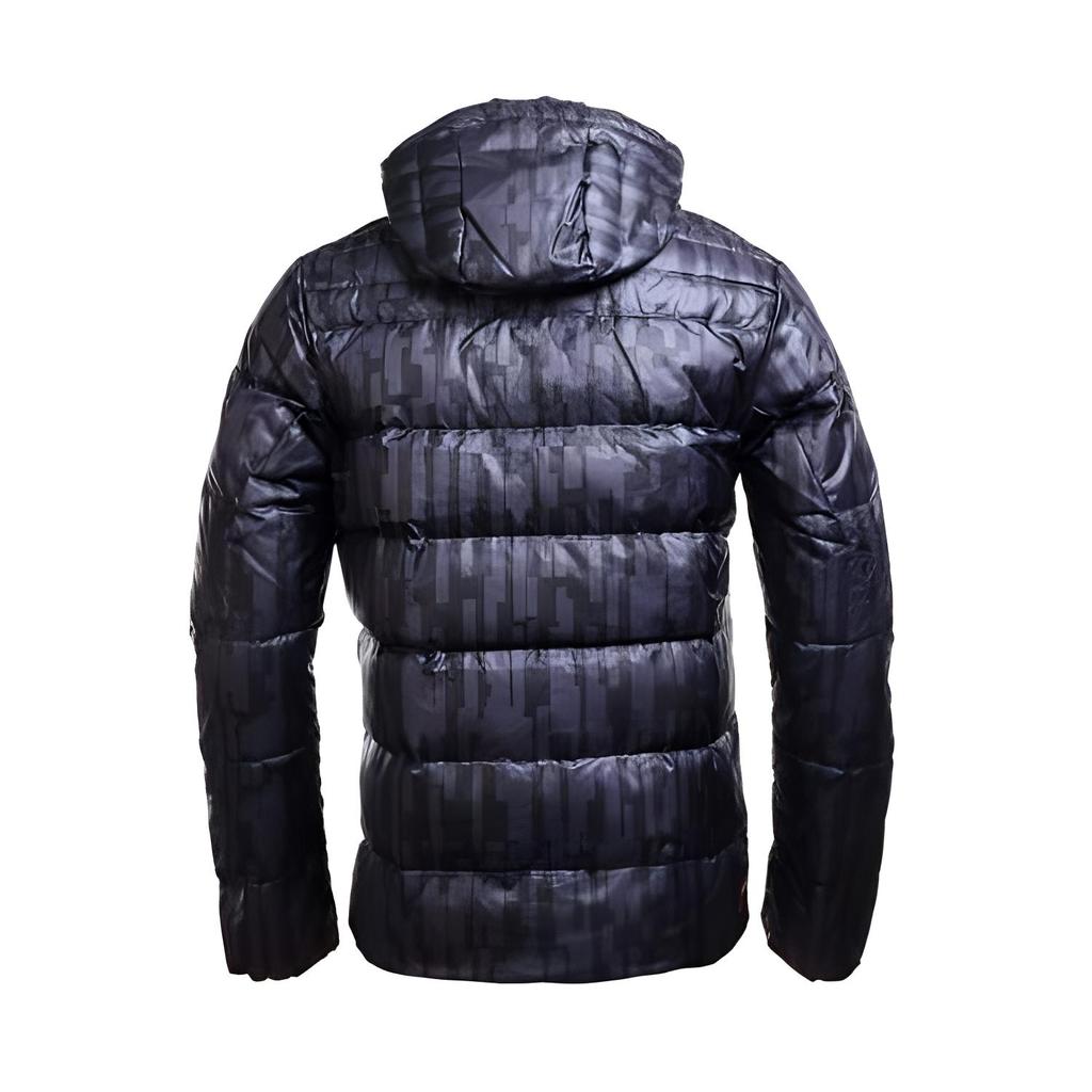 Adidas MUFC Down Jacket Comfortable Sports Warm Bread Hooded Long Sleeve Down Coat Men Jackets Black AY2789
