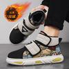 Winter men's outdoor Velcro snow boots thickened non-slip thick-soled cotton shoes warm and velvet high-top new men's shoes