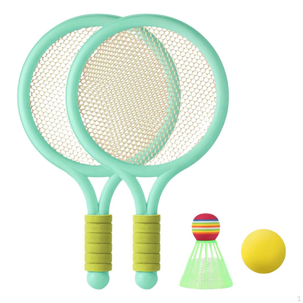 Tennis Rackets Set, Racquet with 1Pcs Balls, Badminton, for Children Outdoor and Indoor