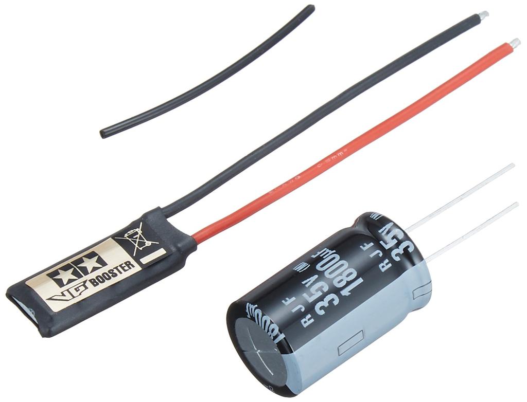 Tamiya Seria TRF szczotka kondensatorowa VG booster 56539 nr 199 (dla silnika) VG (dla ESC)