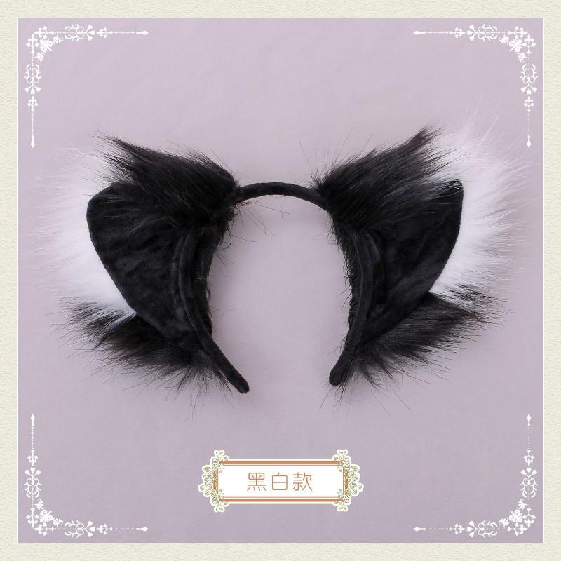 Fluffy Fox Ears Headband Cosplay Accessory Halloween Party Costume Women Men Cute Animal Ear Hair Band