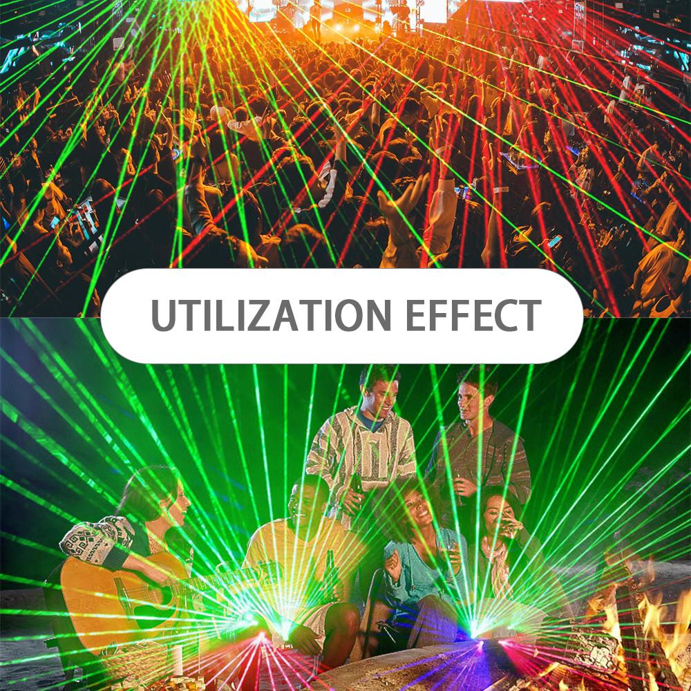 outdoor lights Novelties Lamp Laser Gloves lamps for room Light rechargeable festive days atmosphere props Red light green light