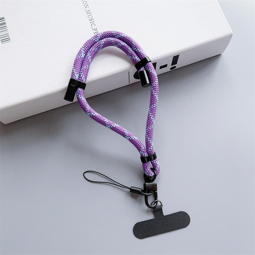 Adjustable Phone Lanyard Hanging Decoration Can Be Carried Twist Rope Anti-loss Pendant Fashion Strong Wrist Short Straps Band