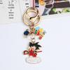 Dragon Ball Anime Keychain: Goku Metal & Enamel Pendant for Backpack