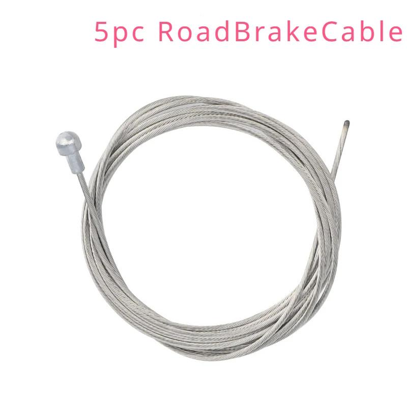 

5pcs 1.7/2M MTB Bicycle Brake Line Bike Stainless Steel Gear Shift Cable Road Bike Speed Line Fixed Gear Inner Cable Line Wire