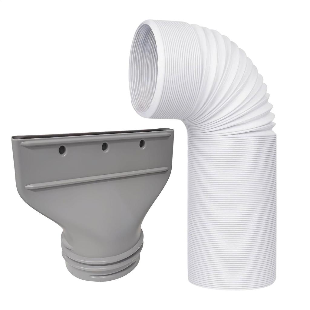 Portable Ac Hose Connector Air Conditioner Hose Connector Tube Vent Kit Seal Connection Duct for Kitchen Car Range Hood Window