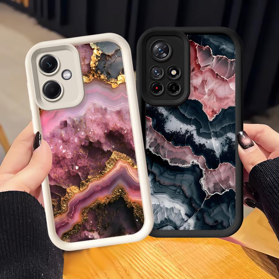 Case for Xiaomi Redmi Note 14 Pro Plus 10 12s 11s 12 14C 12C 13C A1 A2 A3 A4 Note 13 11 Phone Cover Luxury Marble Pattern