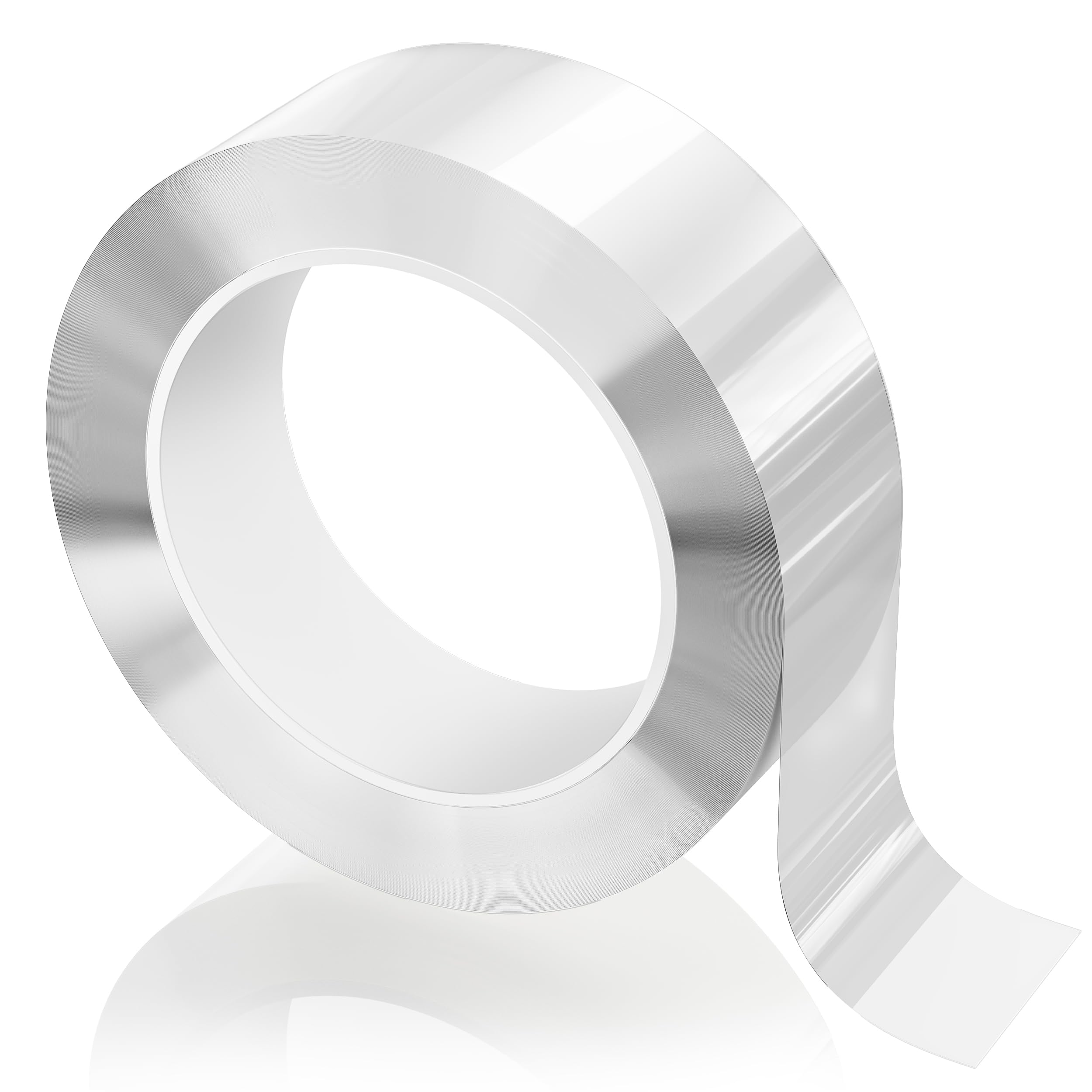 

Clear Masking 18m Medium Gap Clear Single [Fieekty] Tape, Long, Width, Putty, Anti-Mold, Kitchen, Thin, 2.8cm Wide, (Clear, Item)