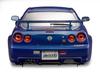 Killerbody 48716 Scale Nissan Skyline BNR34 Metallic Blue 1/10 GT-R