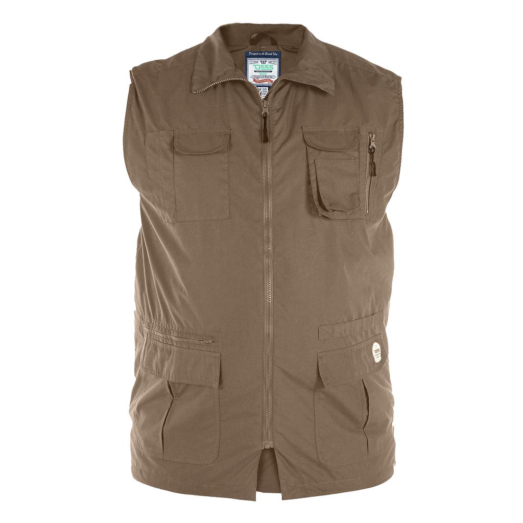 Duke Mens D555 Enzo Multi Pocket Kingsize Hunting Waistcoat