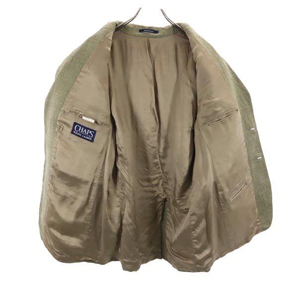 CHAPS Ralph Lauren Made in Canada Check Pattern tailored jacket blazer Men's Used