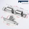 Zinc Alloy Magnetic Ball Catch Latch for Cabinet Doors - Silver