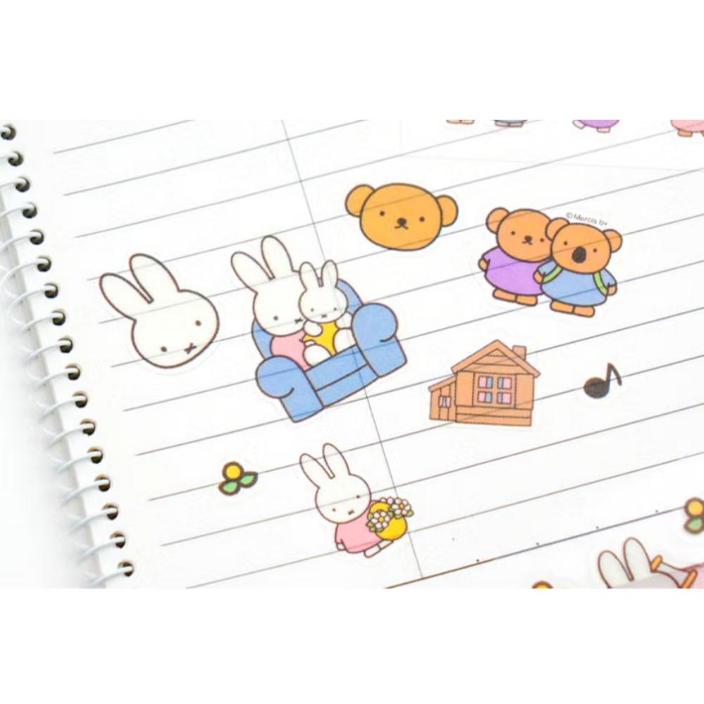 Miffy tegelase kleebised (3 lehte)