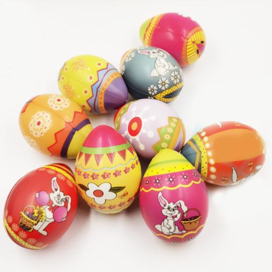 Interesting Clear Pattern Anxiety Relief Novel Multicolor Egg Anti-stress Toy Relax