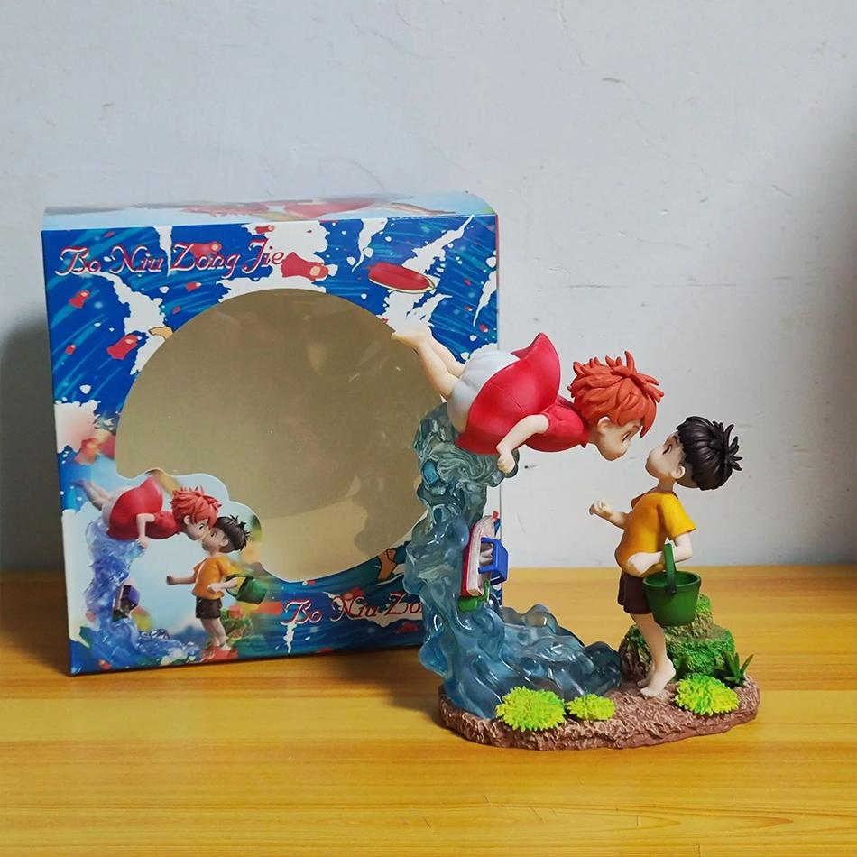 

Ponyo On The Cliff Figure Ponyo Sousky Seagal Figure Pvc Gk Statue Anime Action Figurine 15cm Model Doll Collection Toy Kid Gift