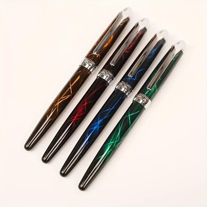 Luxury high-quality creative design fountain pen, made of acrylic material, suitable for daily writing pens