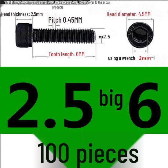 High-Strength Grade 12.9 Internal Hex Head Screws M1.4-M20