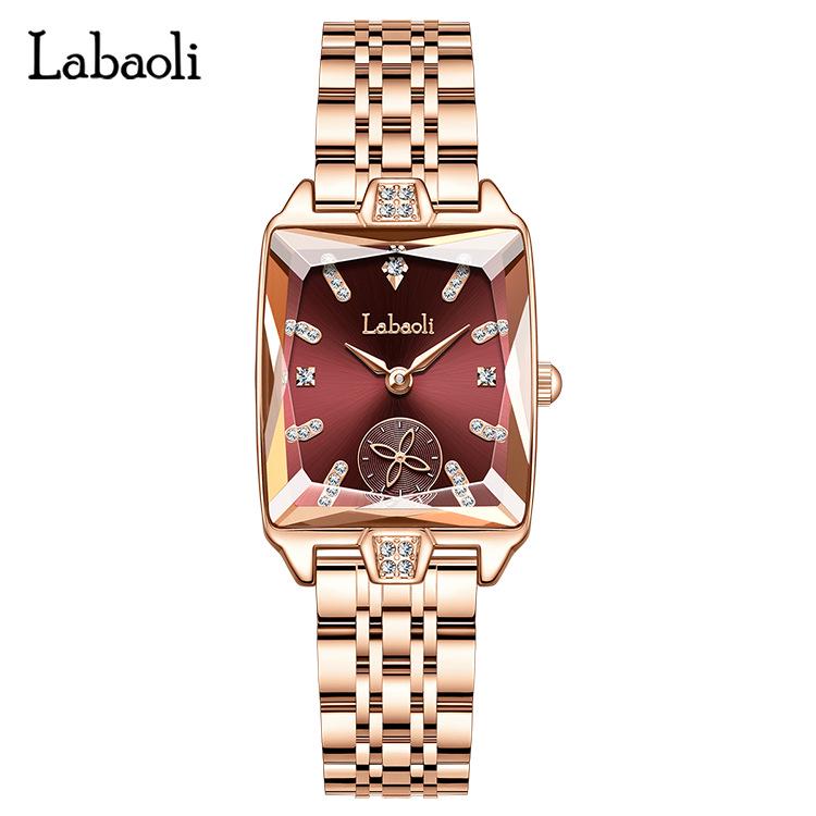 La Baoli Women's Waterproof Quartz Steel Band Wristwatch - Popular Style LA613