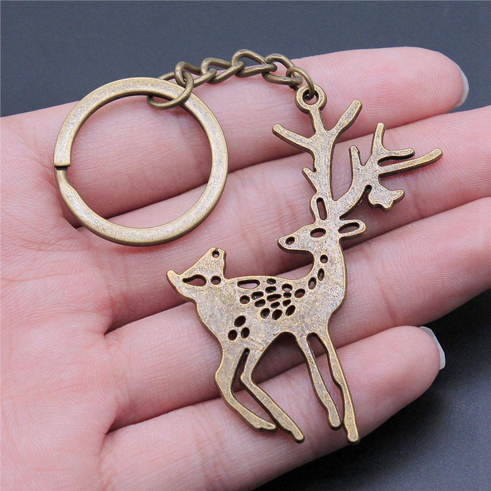 Christmas Day Holiday Festive Keychain for Men New Arrival Casual Graduation Gift Vintage Wallet Accessory