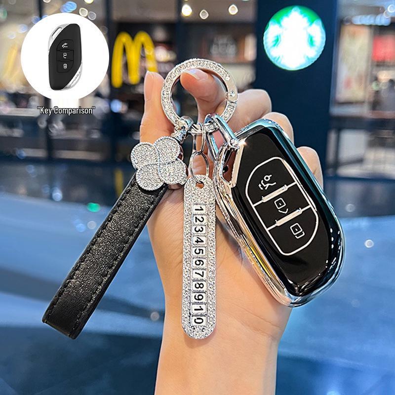 Dongfeng Fengxing T5 Evo/T5L Key Cover for Shengshi, New Yacht, and Thunder Models.