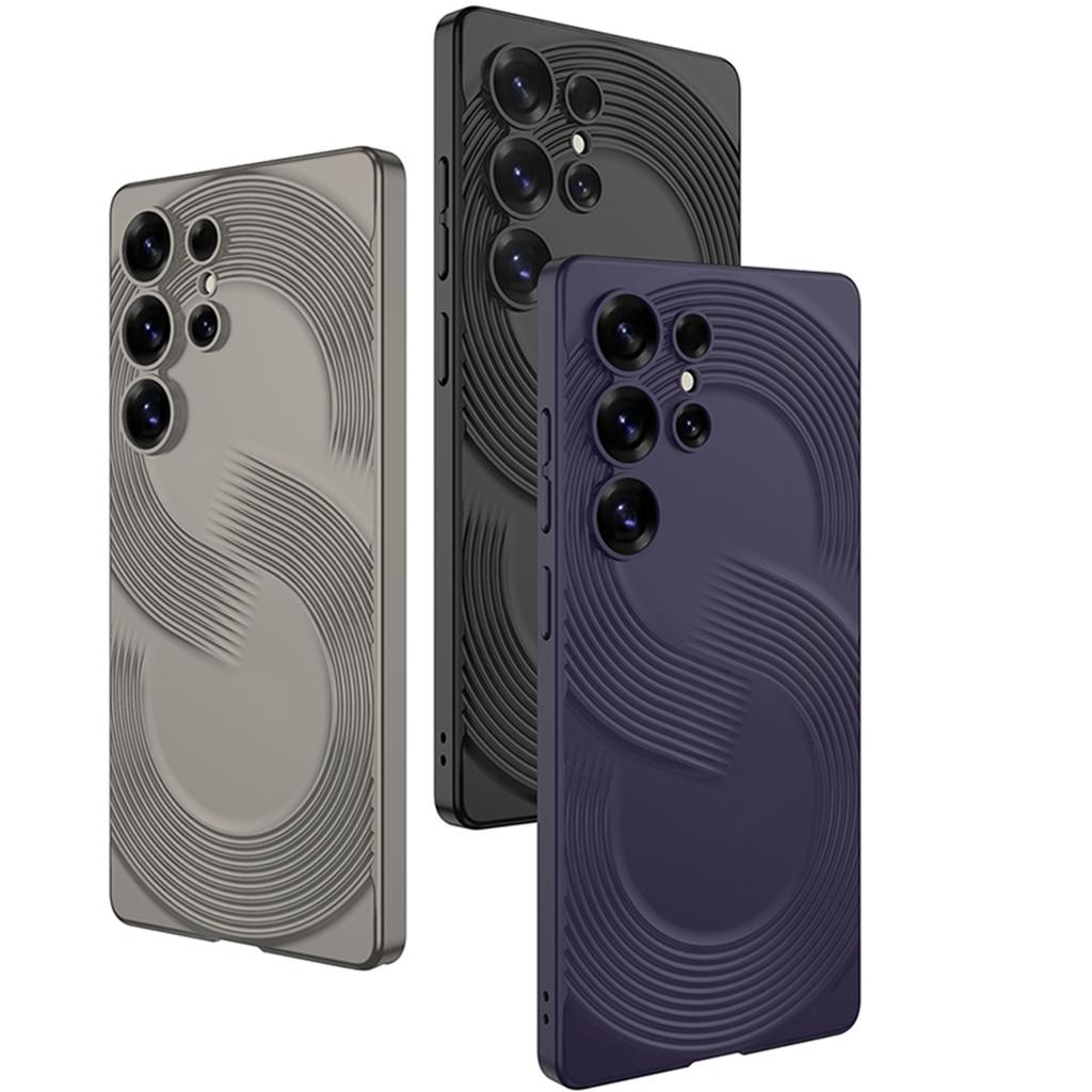 Large S Ultra Thin Case Suitable for Samsung S25 Ultra Mobile Phone Case S23u Fashion Simple Style S24U Anti Fall Protection Case