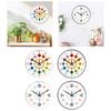 Wall Clock 8 inch Cartoon Collection Educational Tool Decorative Clocks for Walls for Bedroom Kitchen Bathroom Classroom Office
