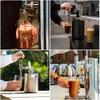 Nitro Cold Brew Coffee Barrel,Stout Beer Coffee Faucet Dispenser,Homebrew Nitrogen Beer Keg Tap Mini Growler Kit, 2L / 3.6L
