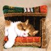 Animal Cat Dog Latch Hook Cushion Kits Pillow Case Crochet Crafts Yarn For Love &Heart Embroidery Cushion Sofa Bed Cover 